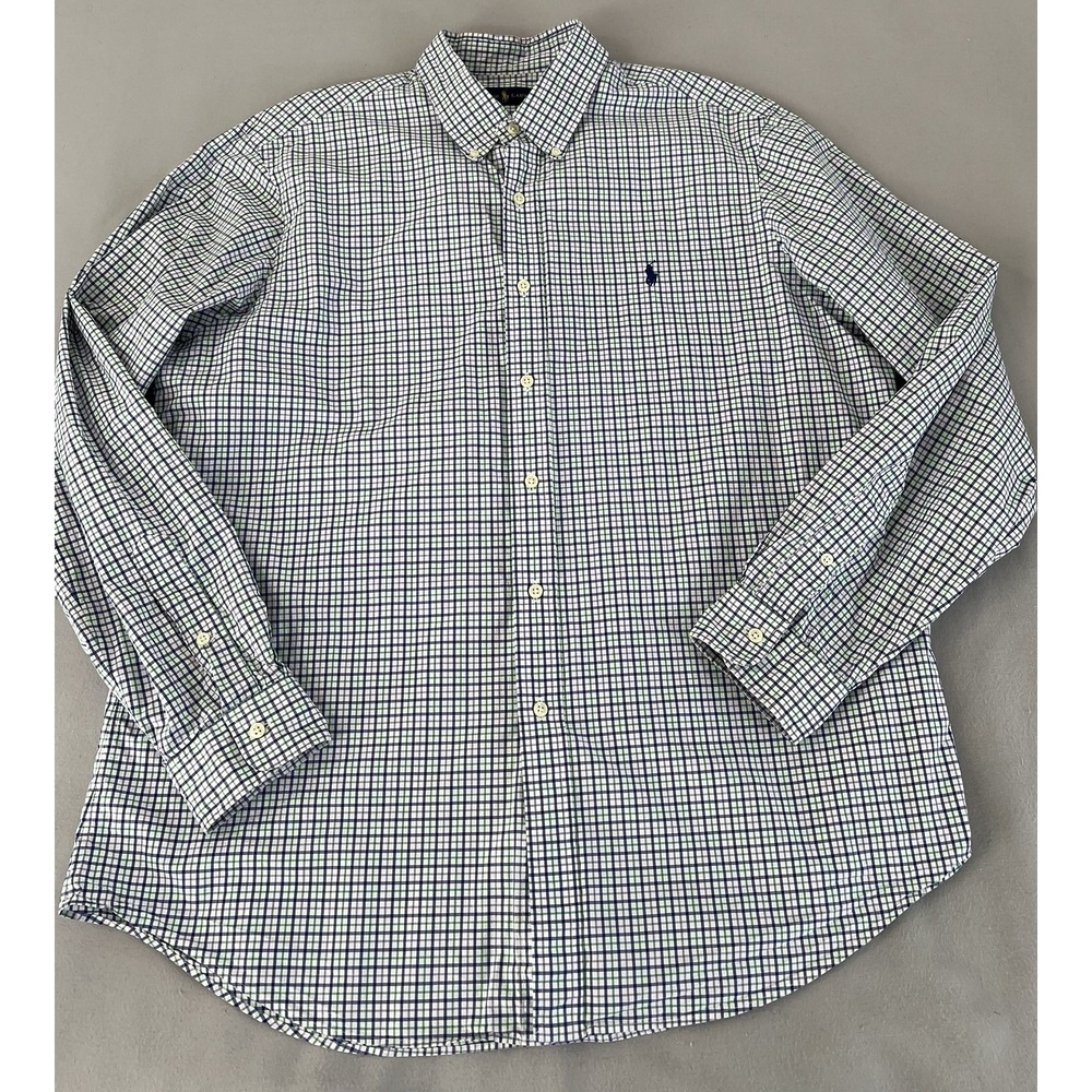 Ralph Lauren Shirt Mens XL Plaid Button Down